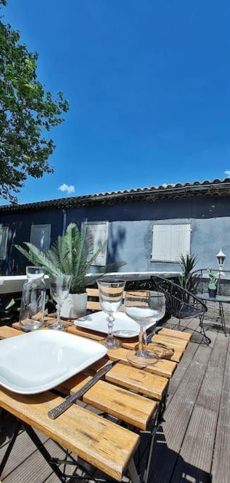 Ferienwohnung #New#Terrasse Sud Ouest#Pied De La Cite #1 Carcassonne Exterior foto